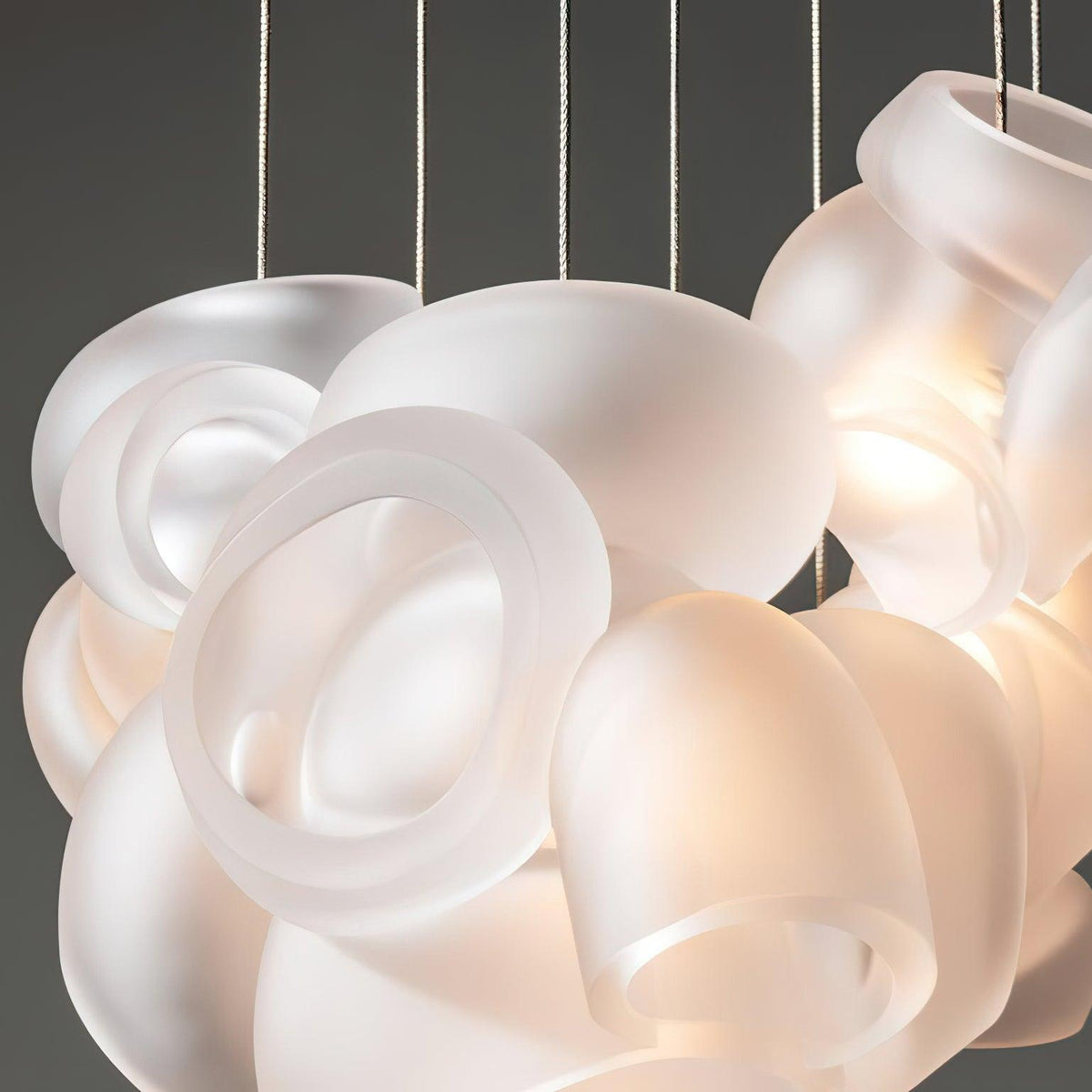 Ursa Bubbles Cluster glas hanglamp