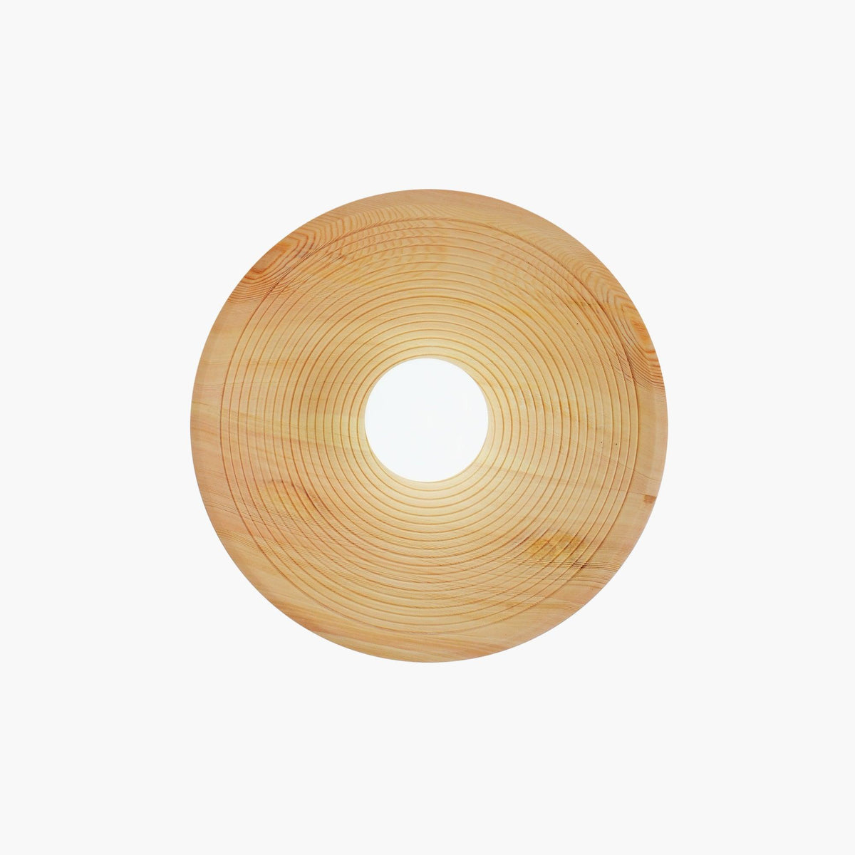 Aldenise Noordse kunst Contour wandlamp van walnoothout