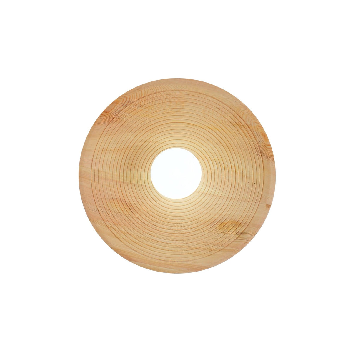 Aldenise Noordse kunst Contour wandlamp van walnoothout