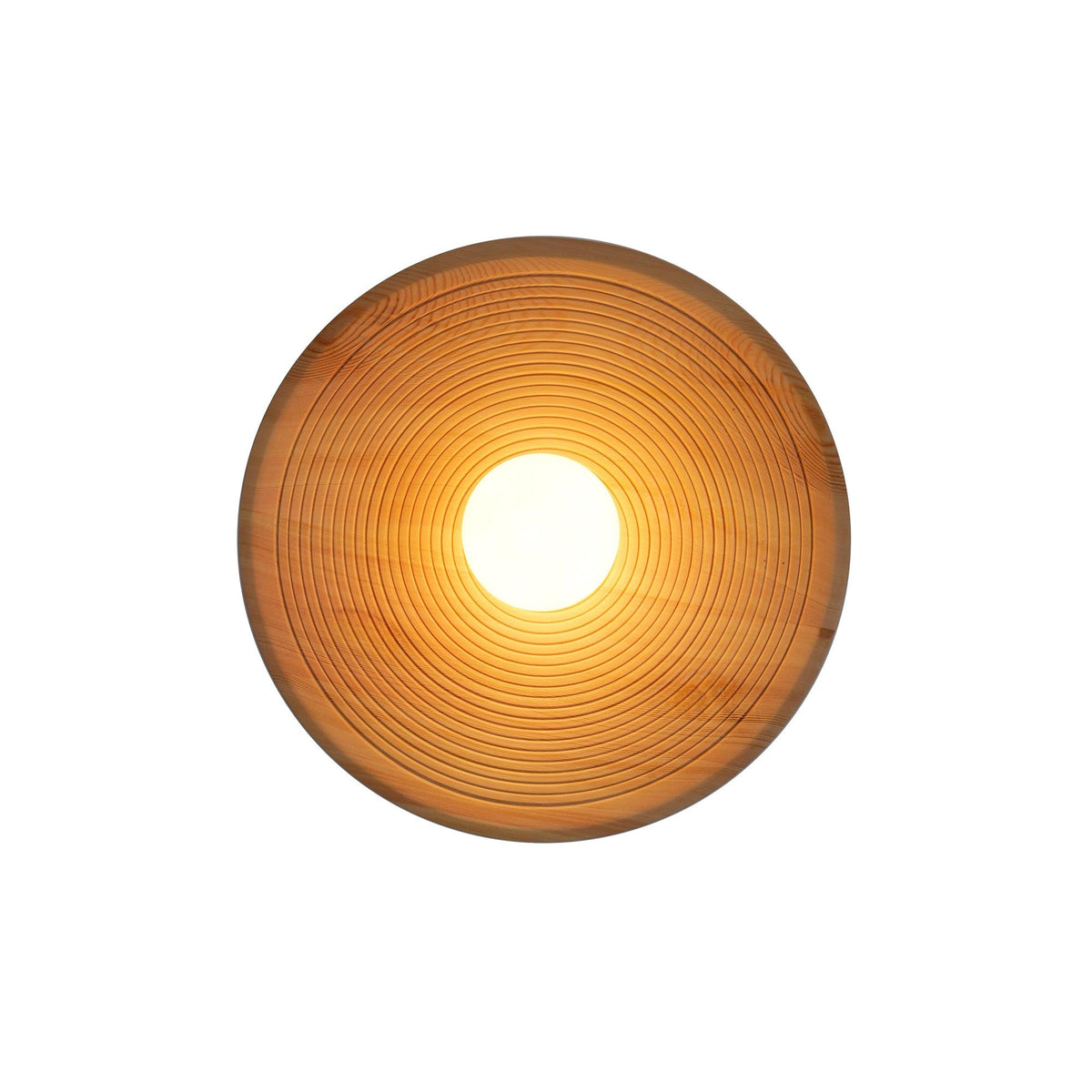 Aldenise Noordse kunst Contour wandlamp van walnoothout
