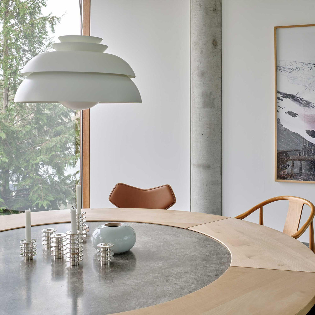 Novenu witte Scandinavische hanglamp