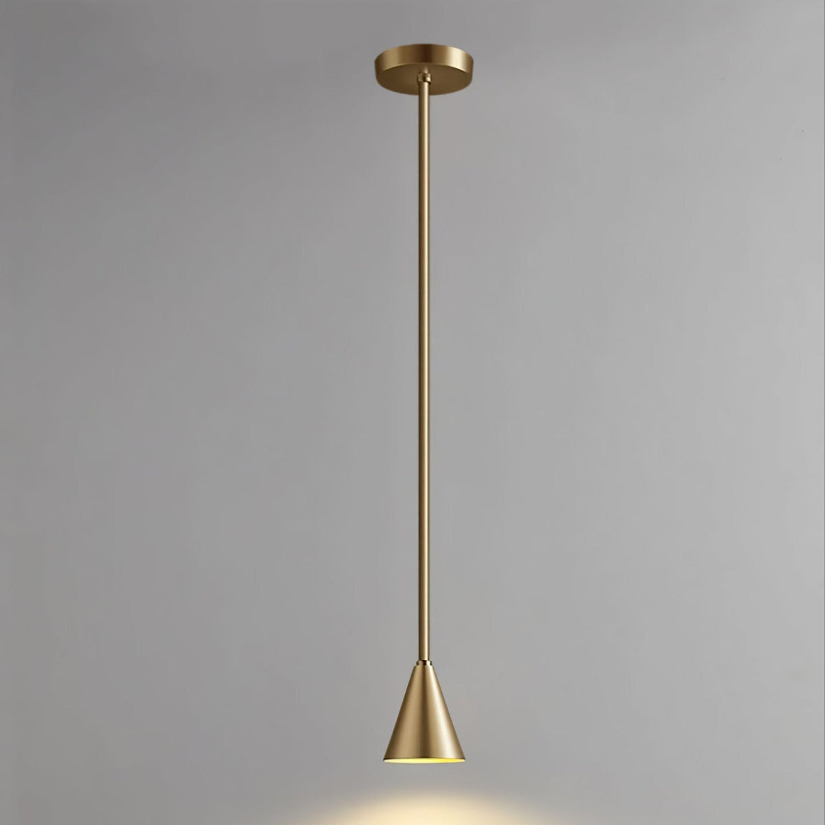 Cutheion Moderne minimalistische hanglamp van messing