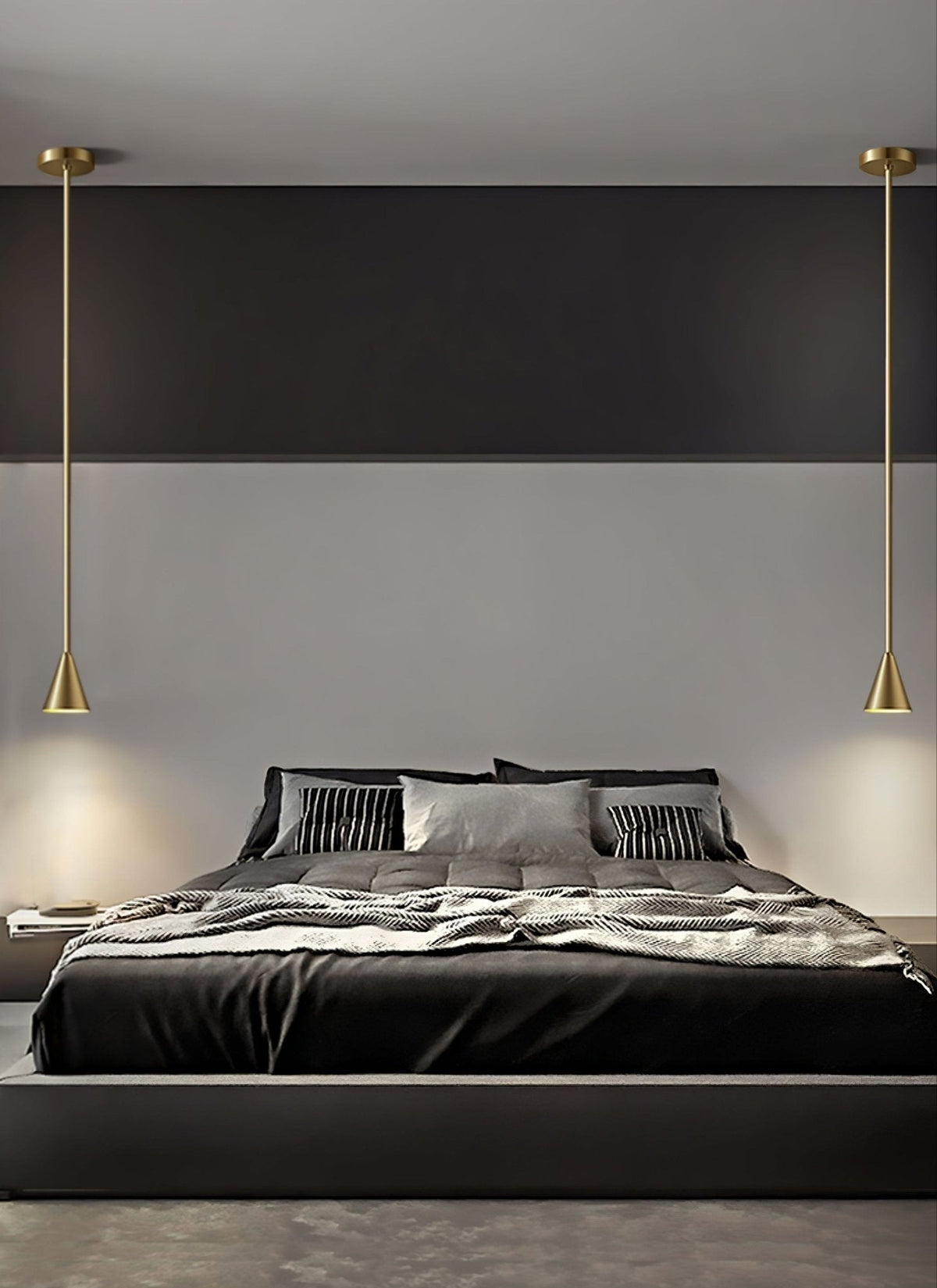 Cutheion Moderne minimalistische hanglamp van messing