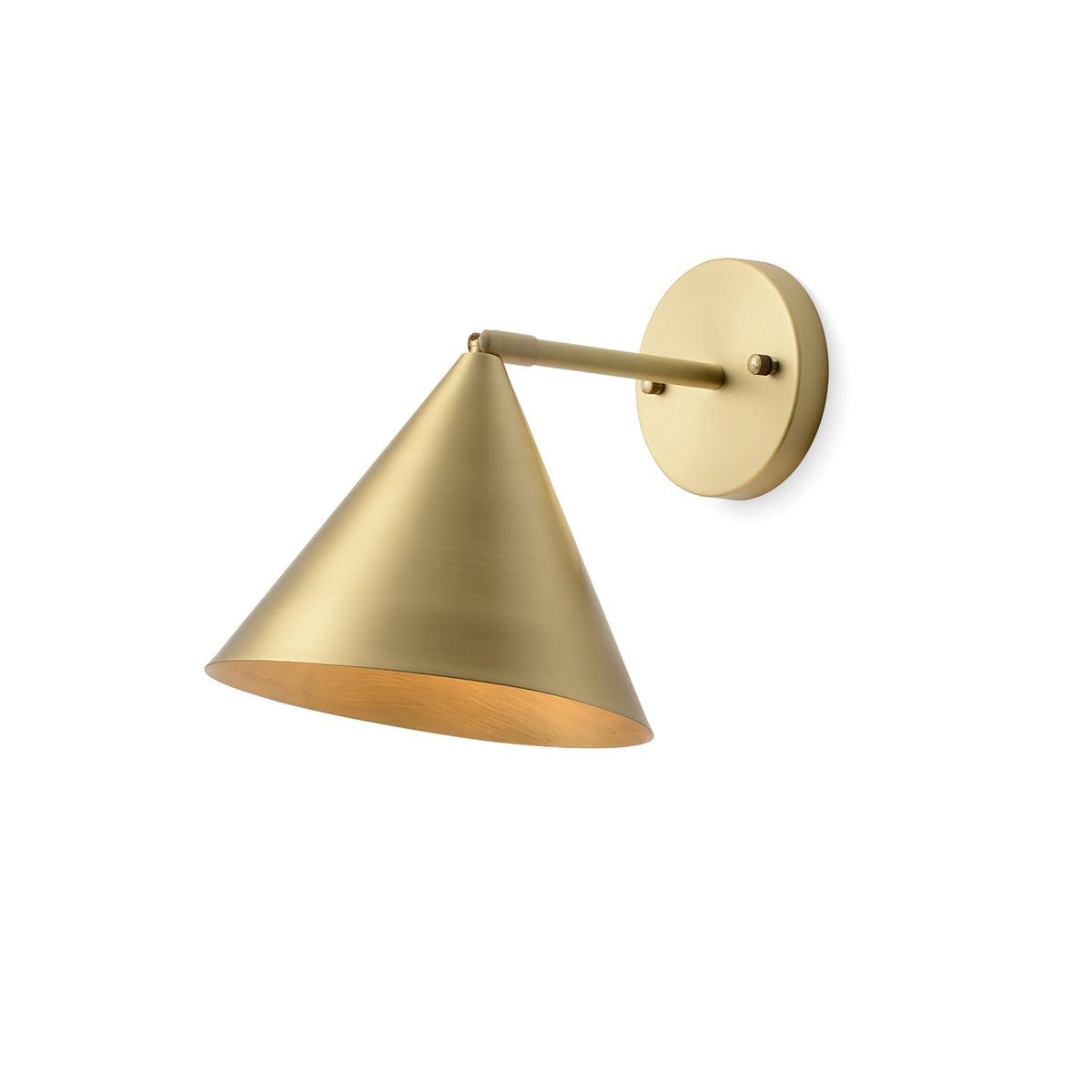 Serowen wandlamp Conisch messing Minimalistisch