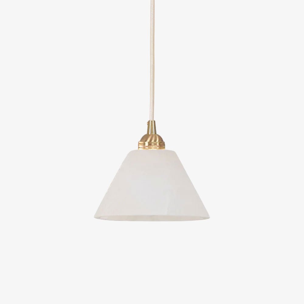 Alberise Minimalistische hanglamp van met albasten kap