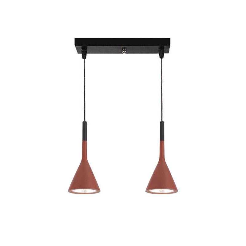 Veyloth conische betonnen hanglamp