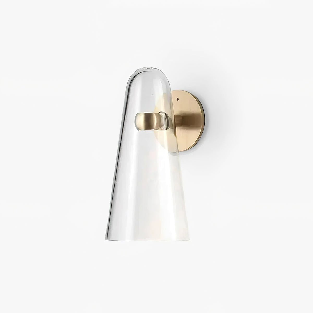 Velivira conische glazen wandlamp