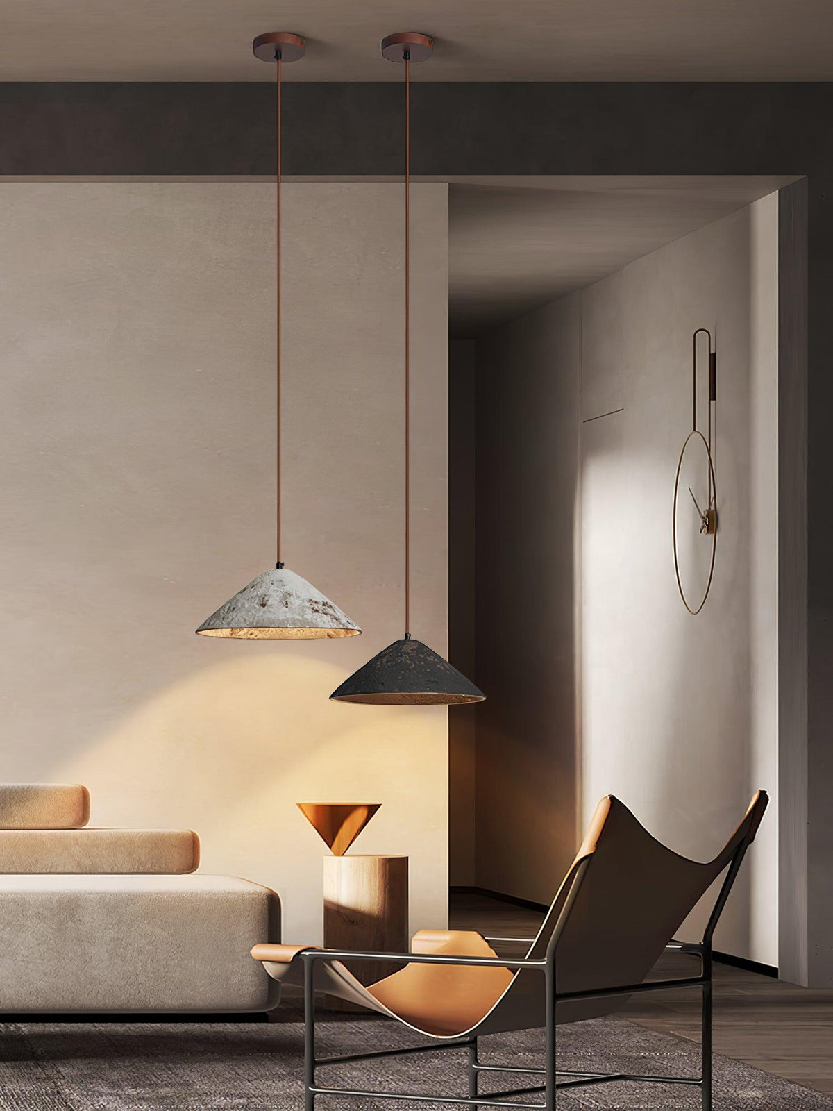 Sura hanglamp keramische kegel rustiek vintage minimalistisch