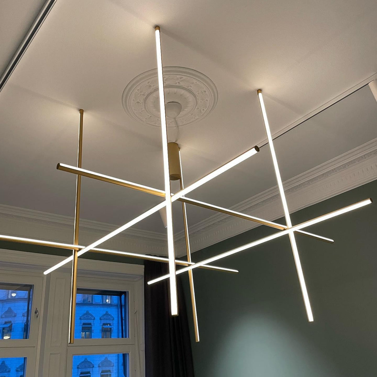 Renorelle Crossbeam Linear Kroonluchter