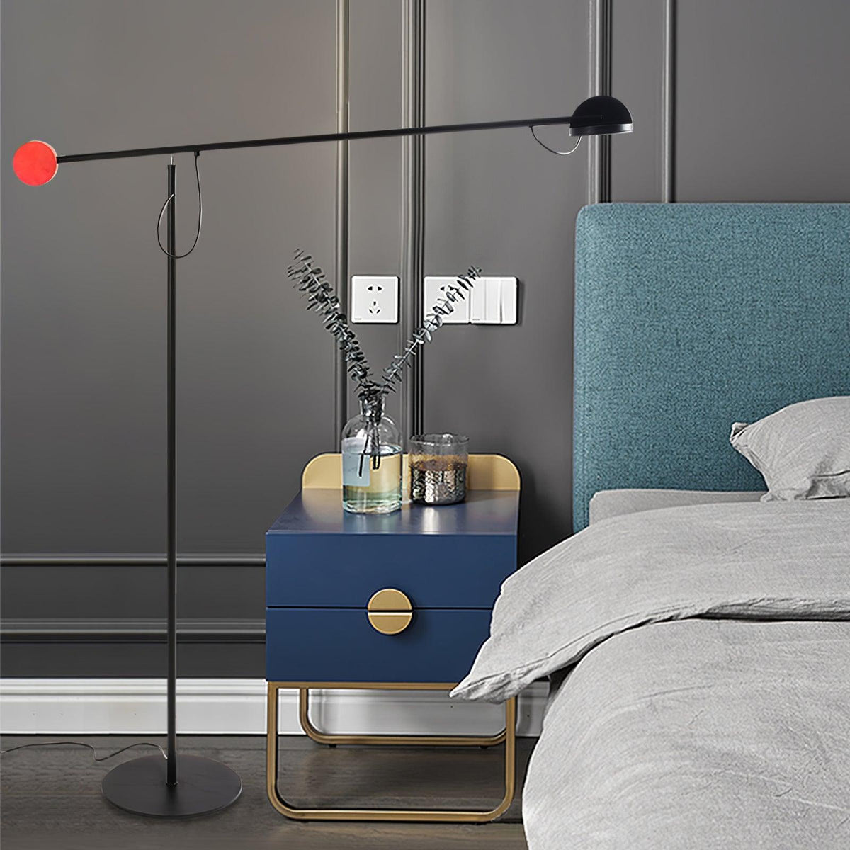 Precision vloerlamp met beweging