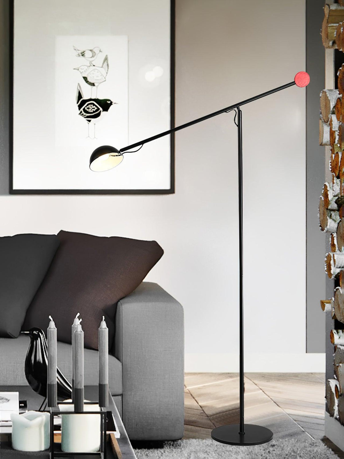 Precision vloerlamp met beweging