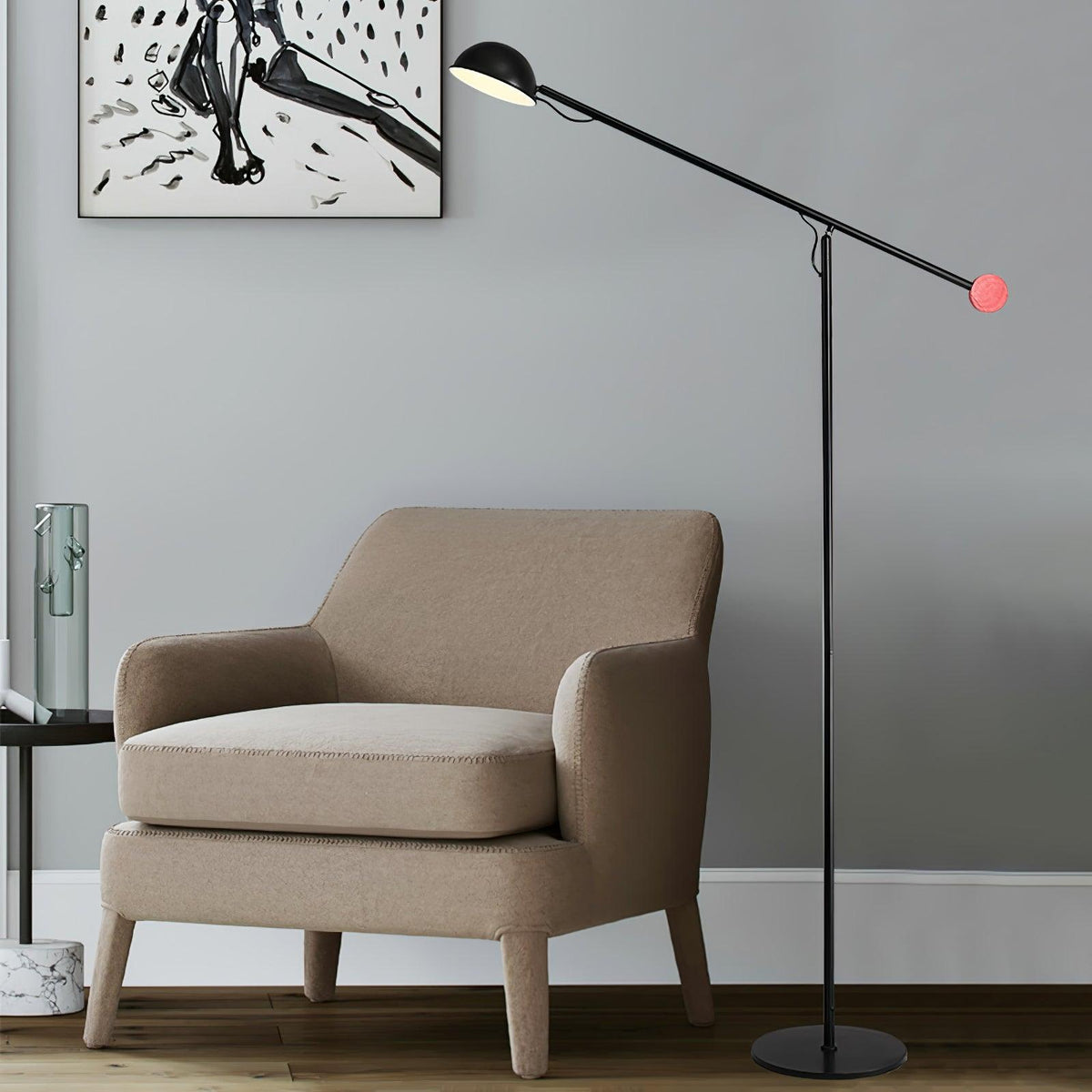 Precision vloerlamp met beweging