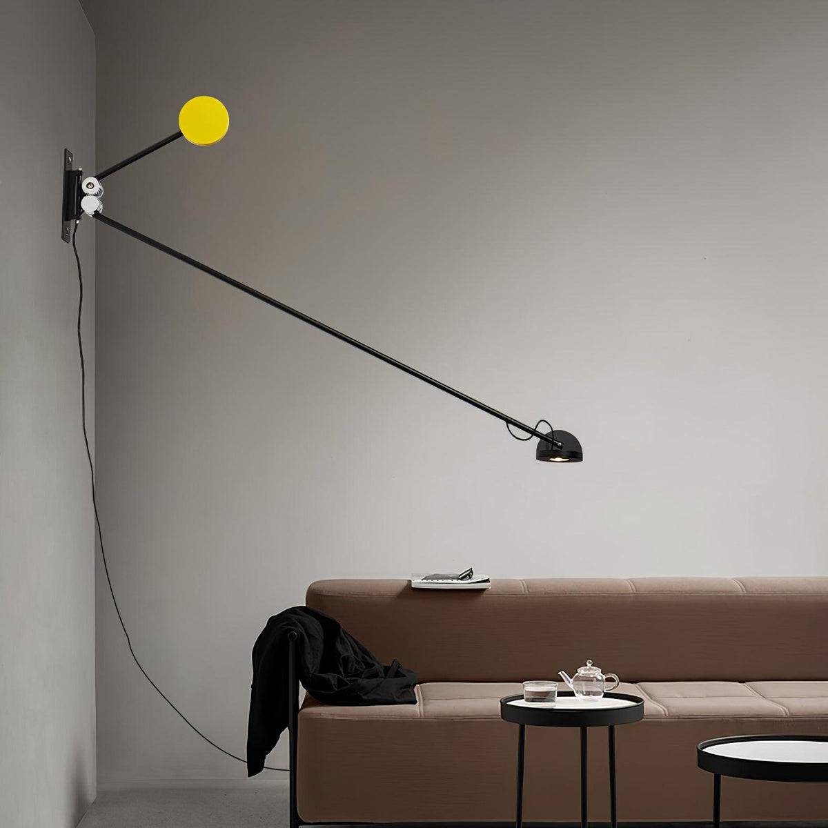 Precision wandlamp met beweging