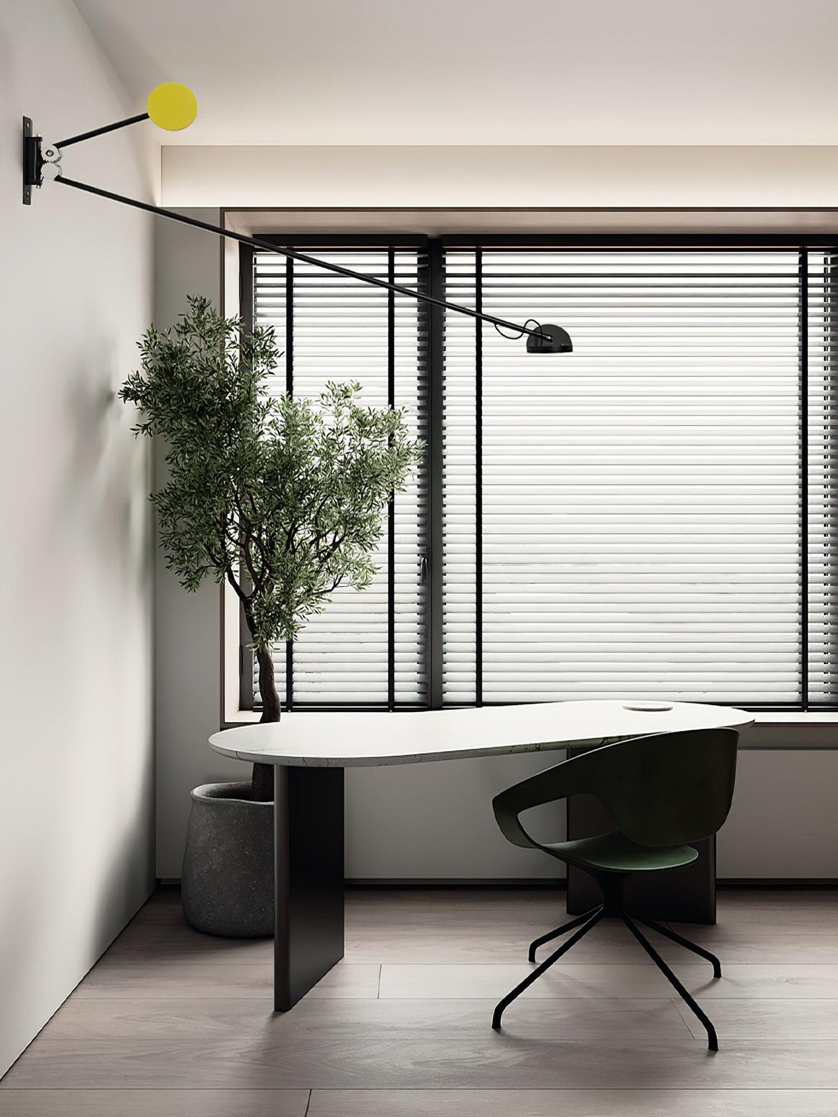 Precision wandlamp met beweging