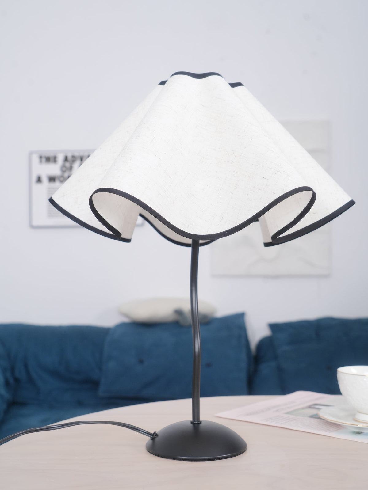 Luminova artistieke tafellamp van textiel