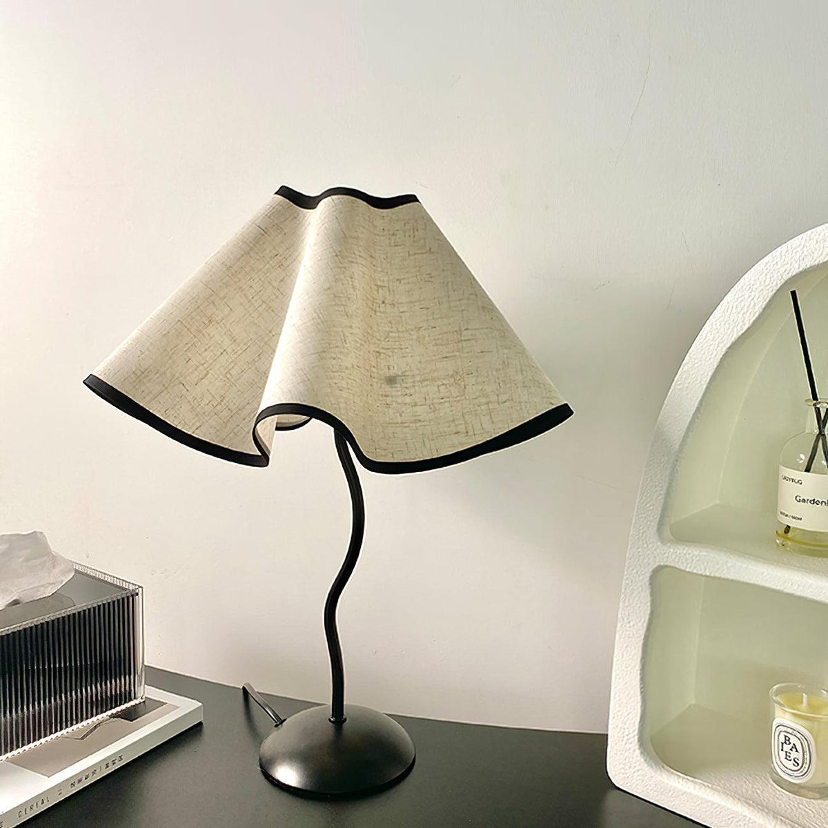 Luminova artistieke tafellamp van textiel