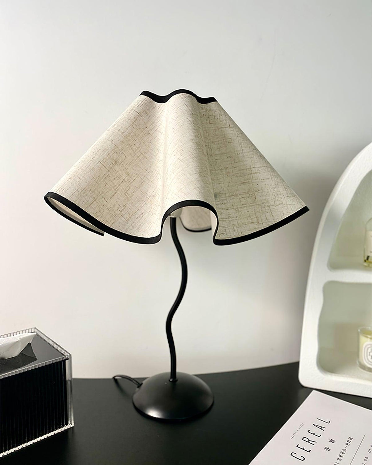 Luminova artistieke tafellamp van textiel