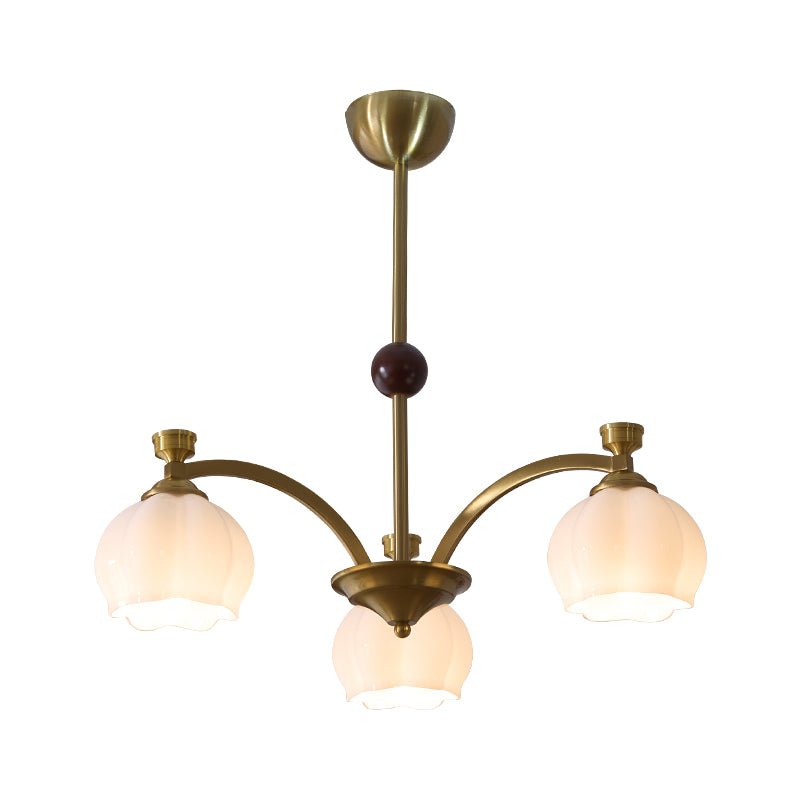 Alshaarae Traditionele Premium Kroonluchter met Houten Arc en glas