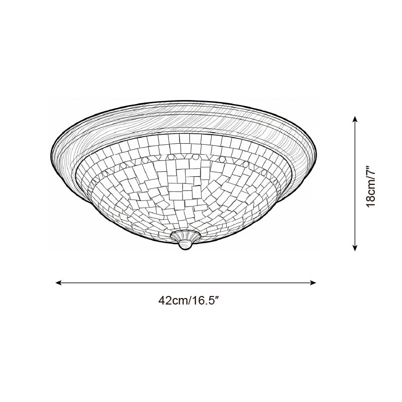 Lumanaya vlakke plafondlamp