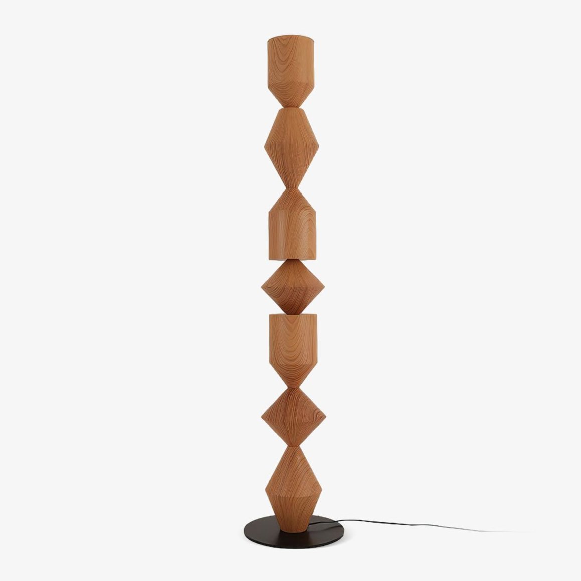 Drisen minimalistische houten vloerlamp