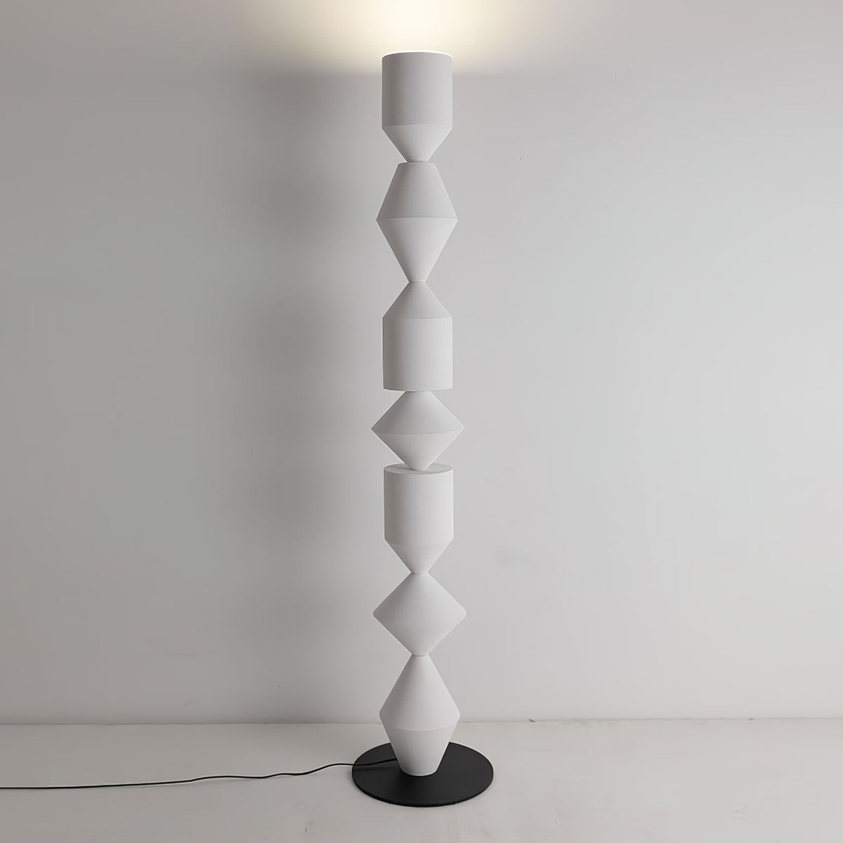 Drisen minimalistische houten vloerlamp
