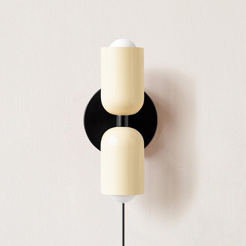Teriielle wandlamp Groen Zwart Minimalistisch Met Stekker