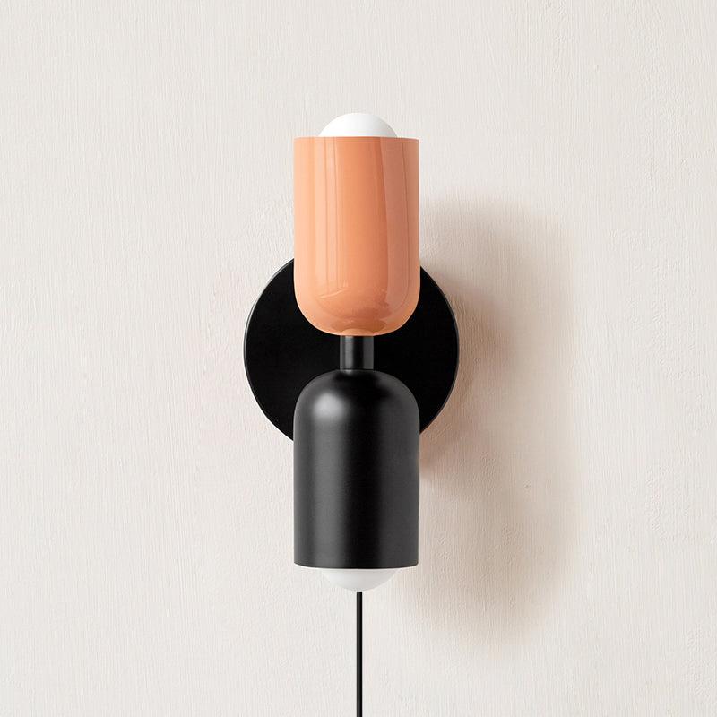 Teriielle wandlamp Groen Zwart Minimalistisch Met Stekker