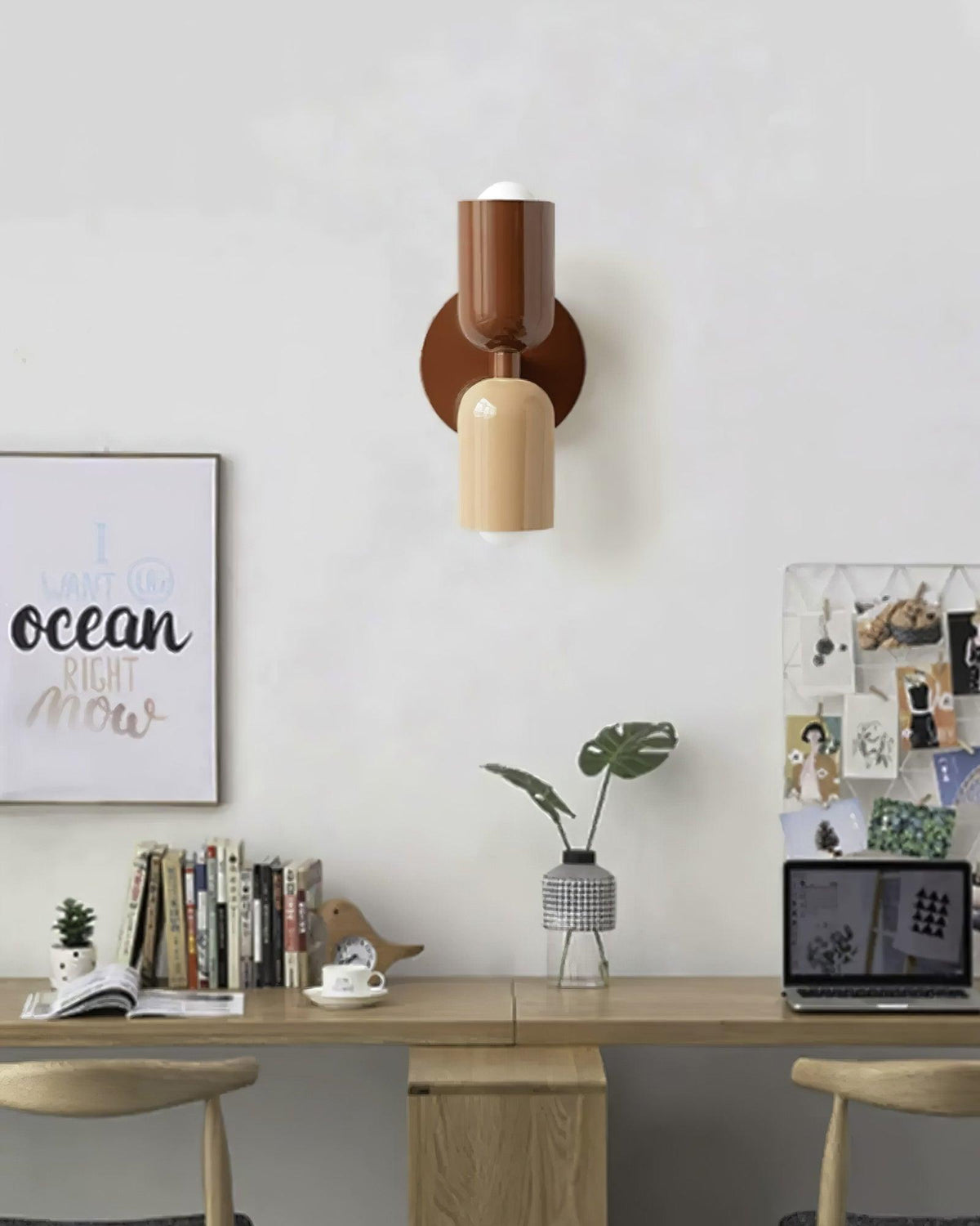 Teriisaine wandlamp dubbelrichtig