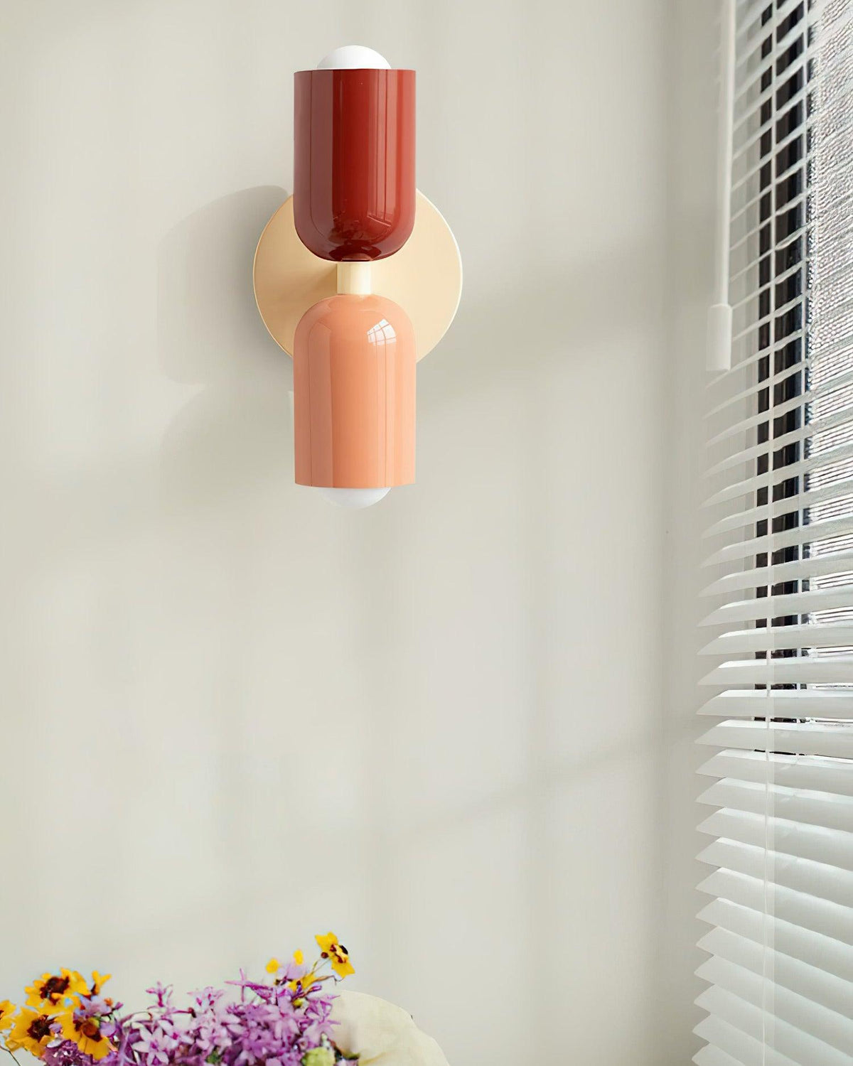Teriisaine wandlamp dubbelrichtig