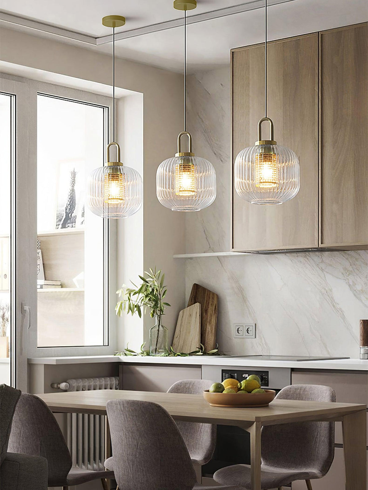 Kae Luxe hanglamp met goudkleurige afwerking