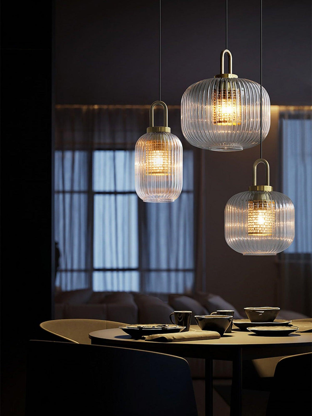 Kae Luxe hanglamp met goudkleurige afwerking