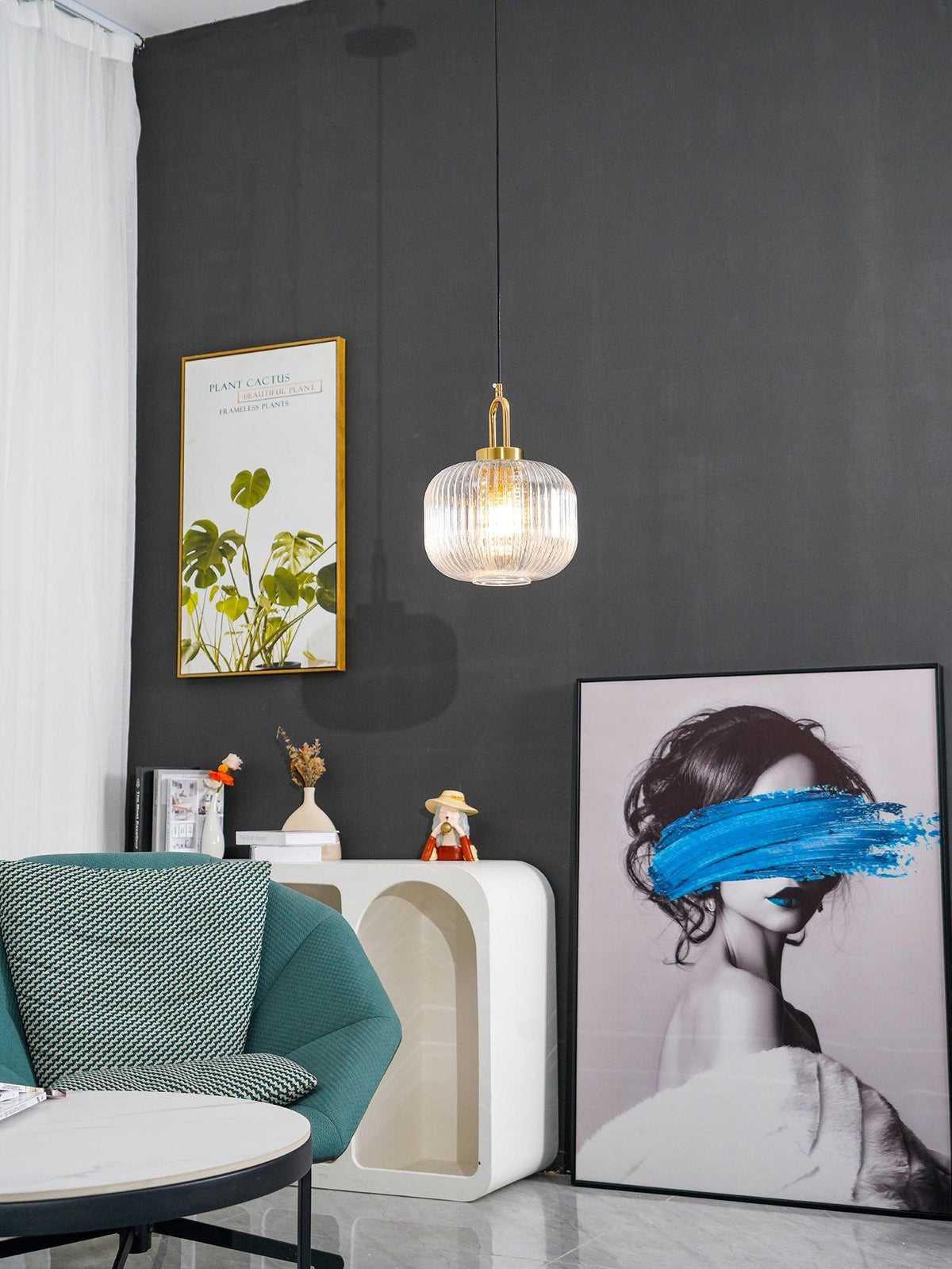 Kae Luxe hanglamp met goudkleurige afwerking