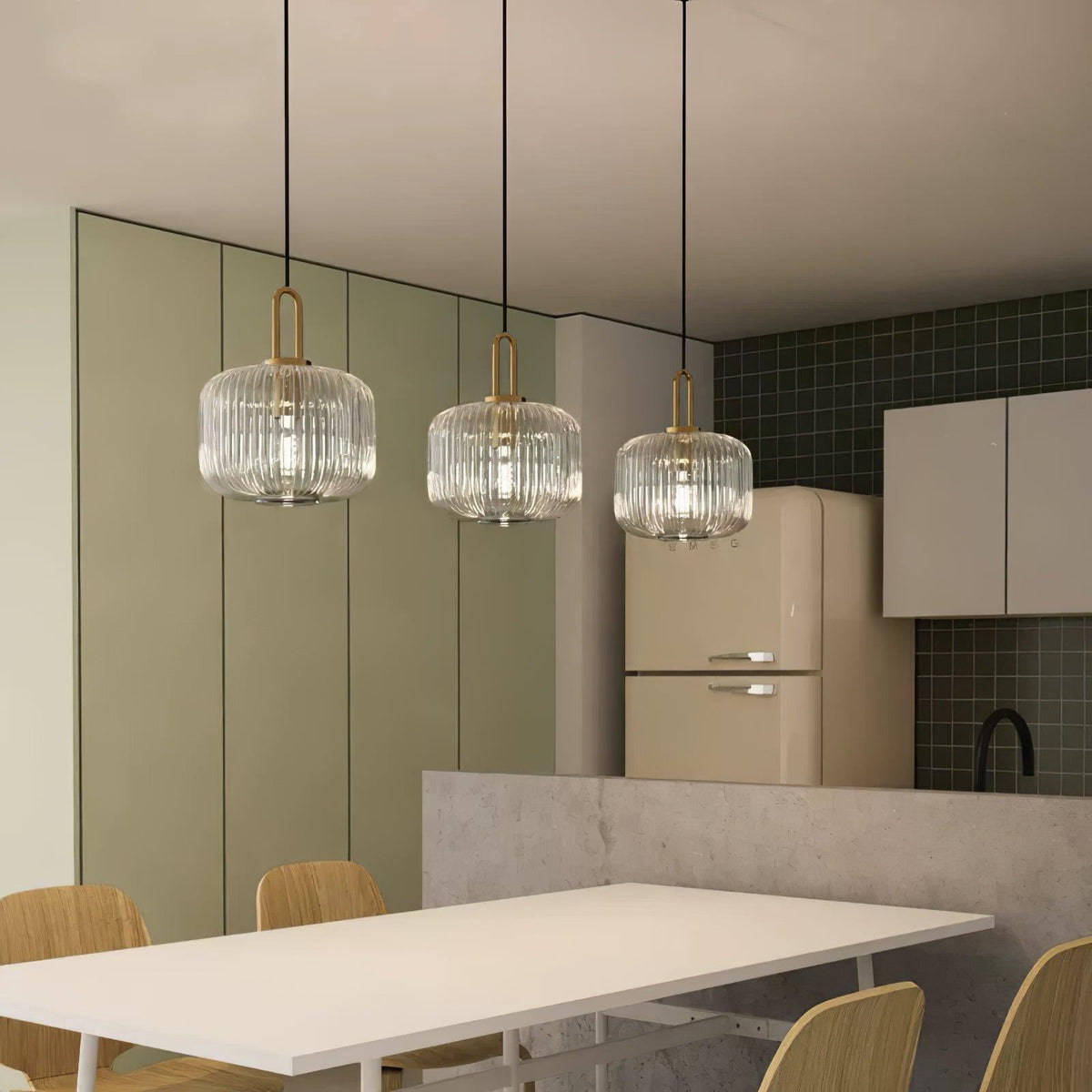 Kae Luxe hanglamp met goudkleurige afwerking