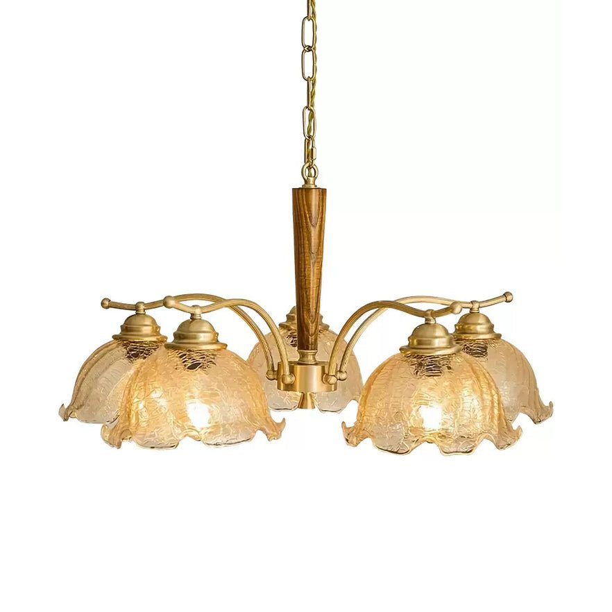 Orchid Vintage glas kroonluchter