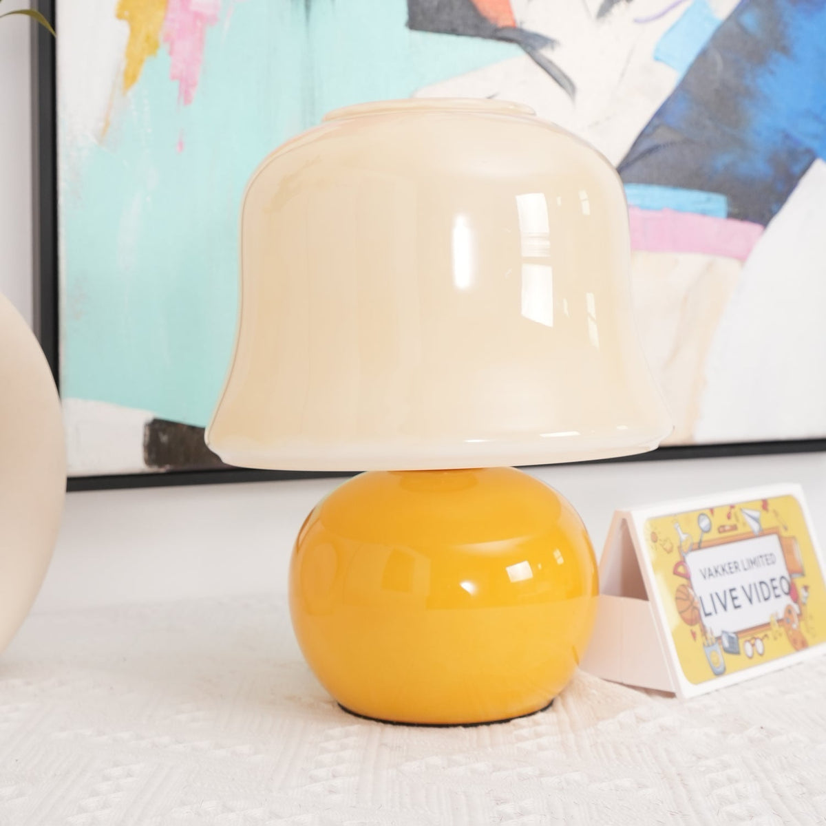 Holg keramische luxe tafellamp