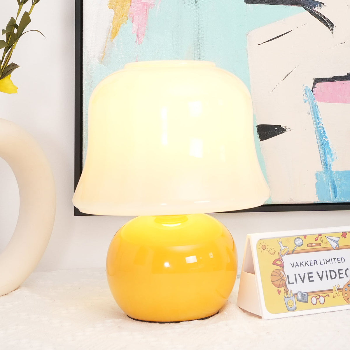 Holg keramische luxe tafellamp