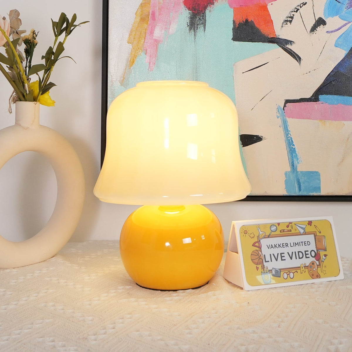 Holg keramische luxe tafellamp