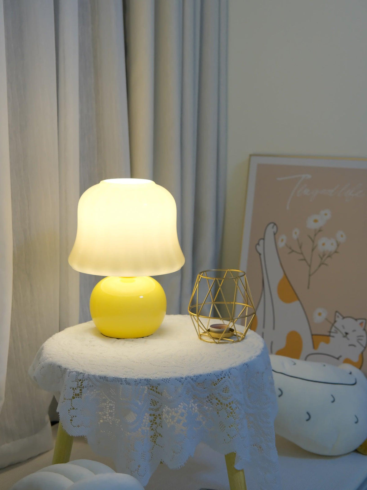 Holg keramische luxe tafellamp