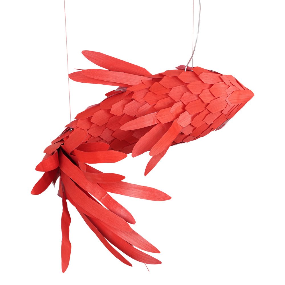 Aureline Crimson Swirl Koi kroonluchter