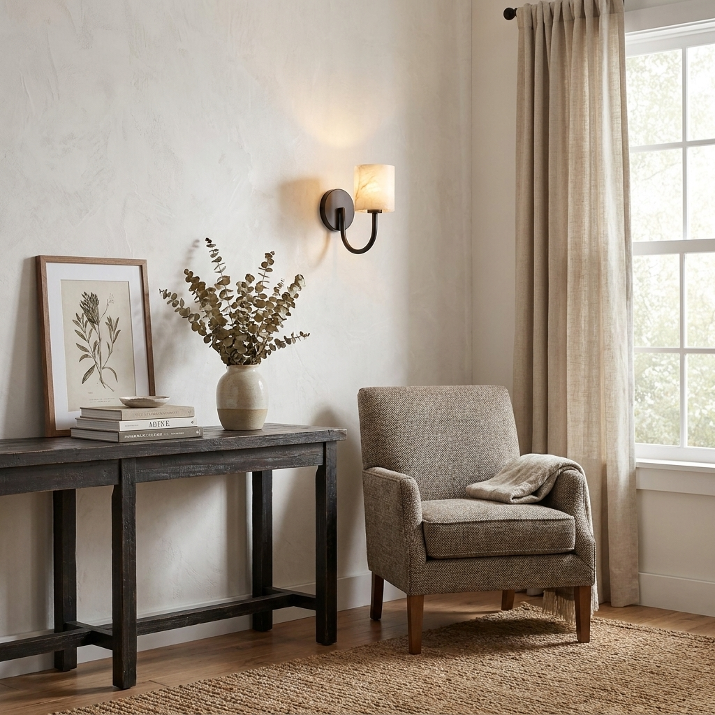 Sedgewick albast wandlamp