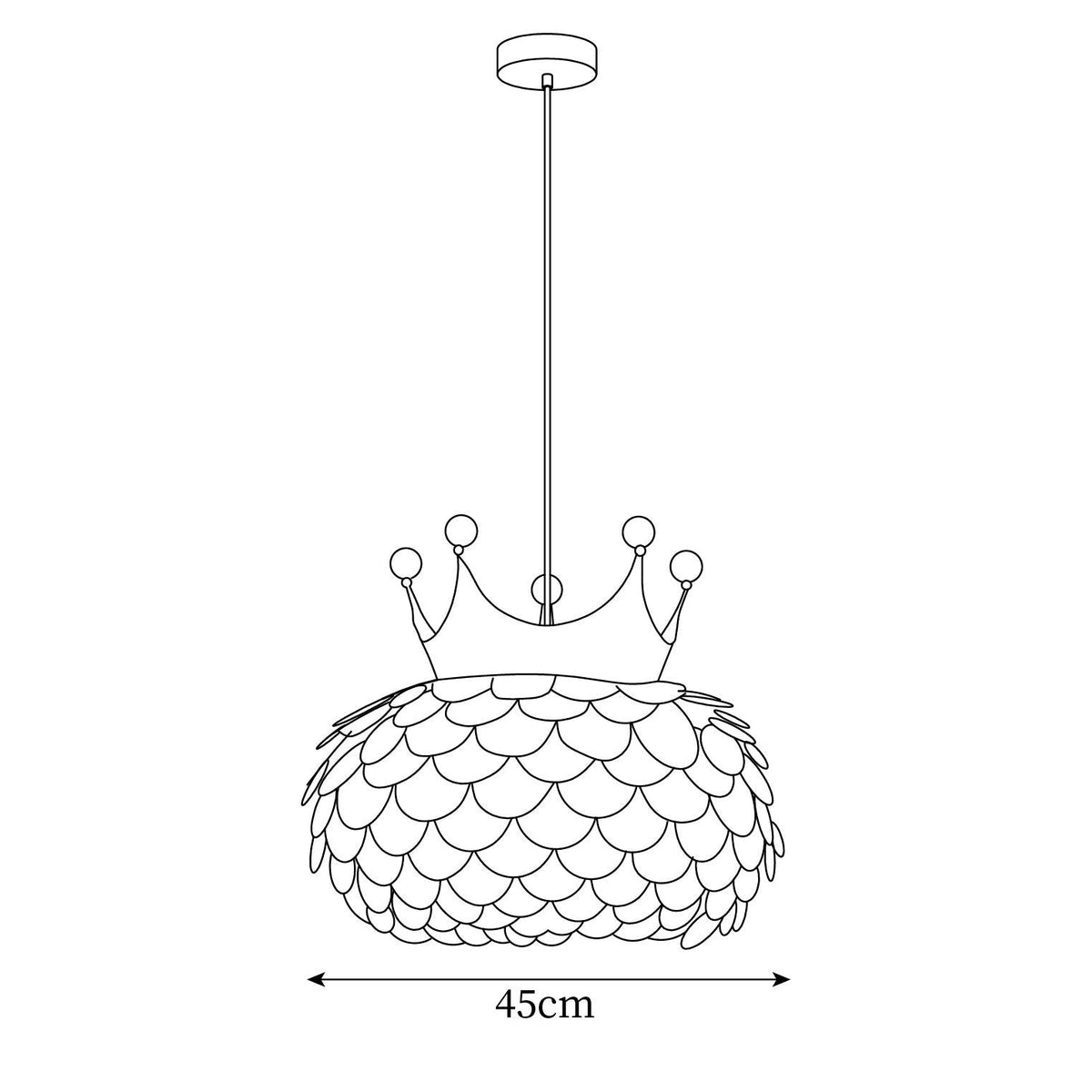 Crownel hanglamp