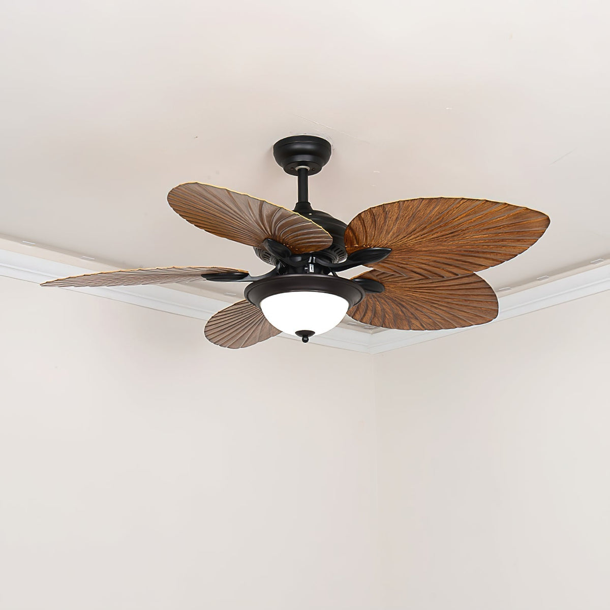 Viraalel plafondventilator met verlichting