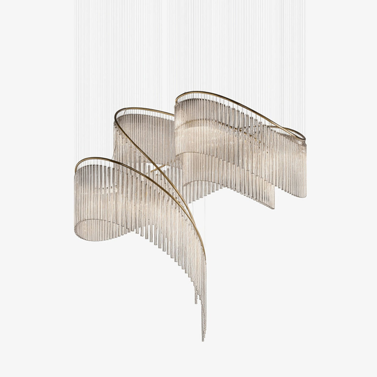 Rivella Shimmering Cascade  Kristallen glas Kroonluchter