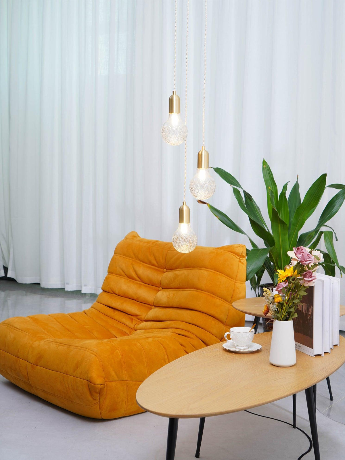 Selanielle kristallen bol hanglamp