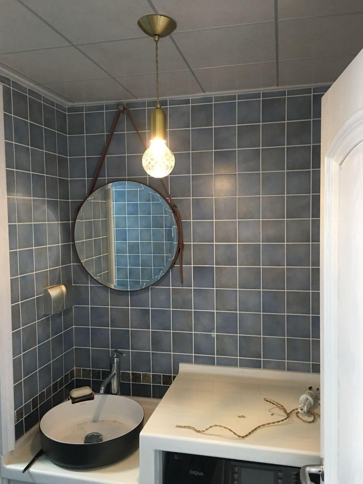 Selanielle kristallen bol hanglamp