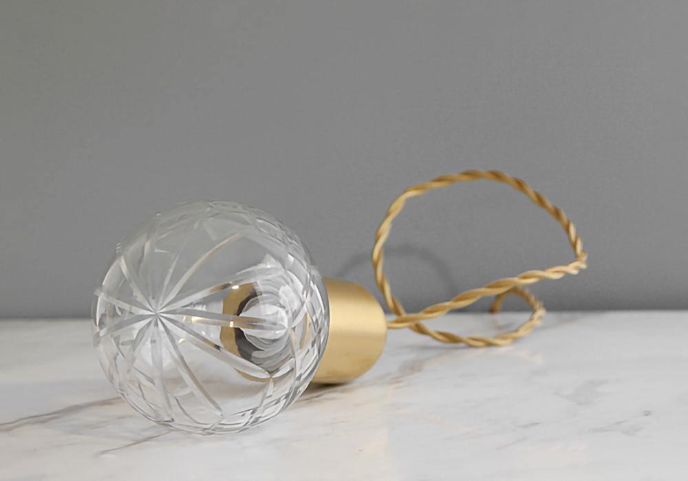 Selanielle kristallen bol hanglamp