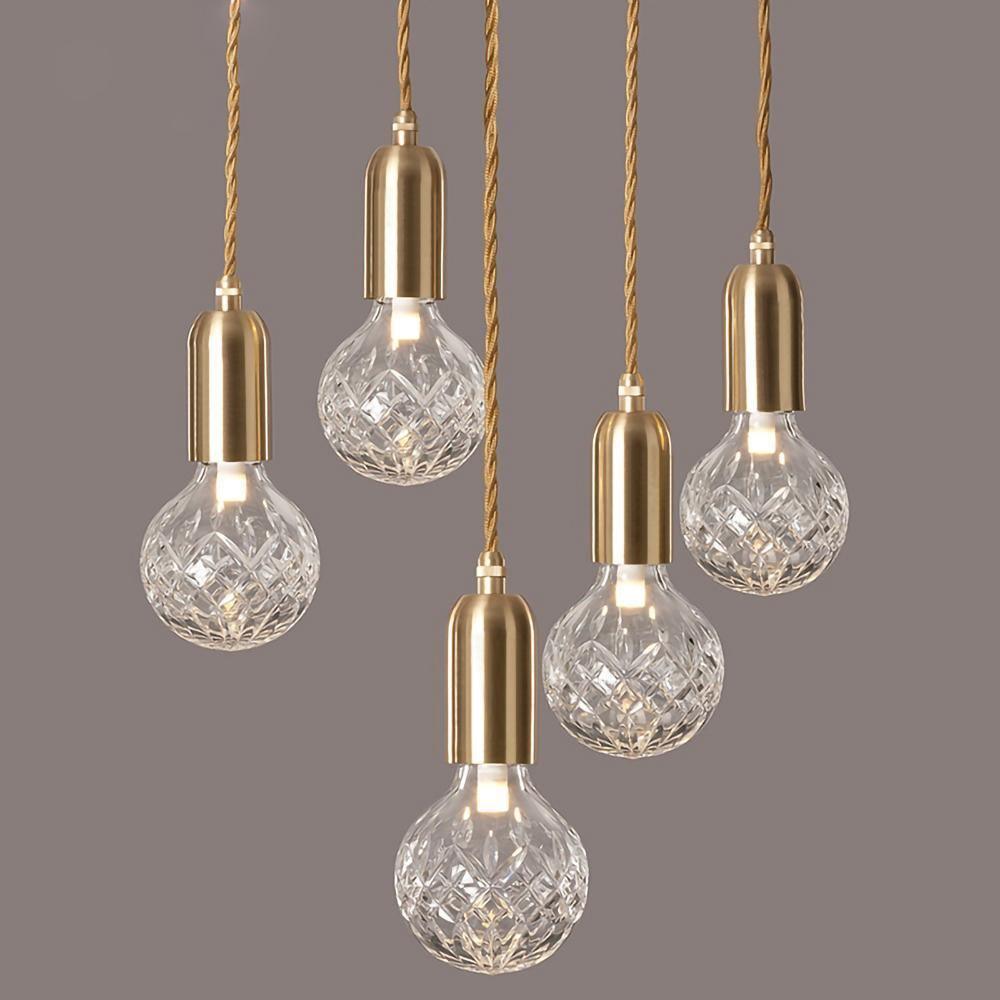 Selanielle kristallen bol hanglamp