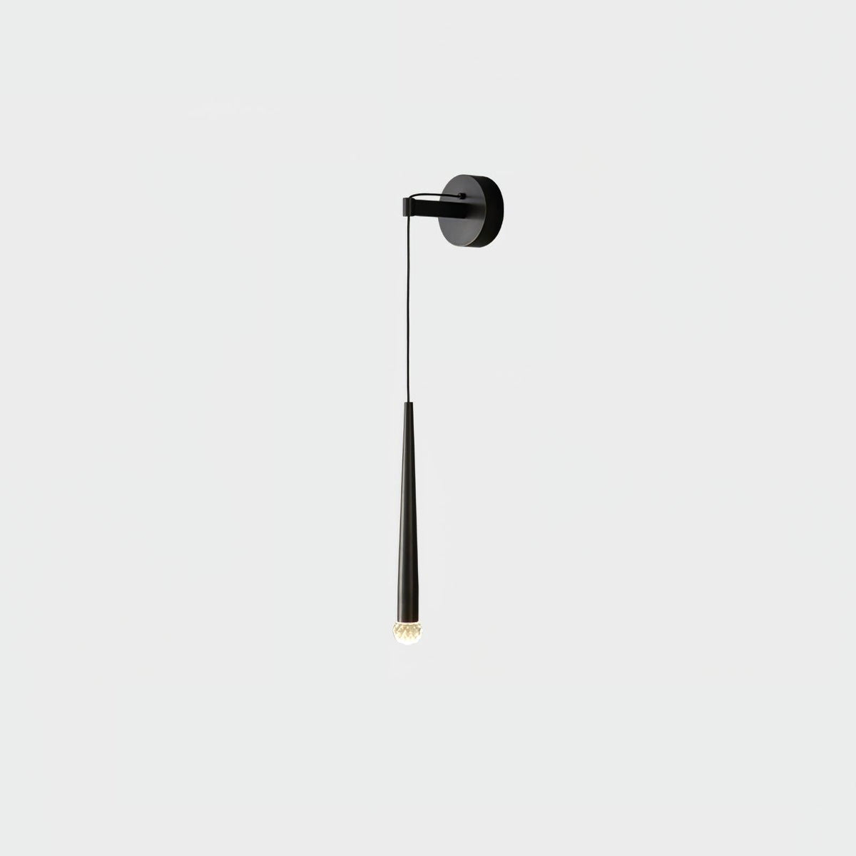 Dava Moderne wandlamp conisch kristal minimalistisch