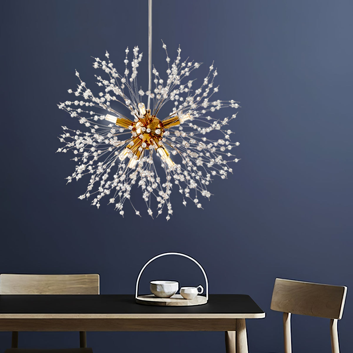 Haze Kroonluchter kristal Dandelion met Kristallen