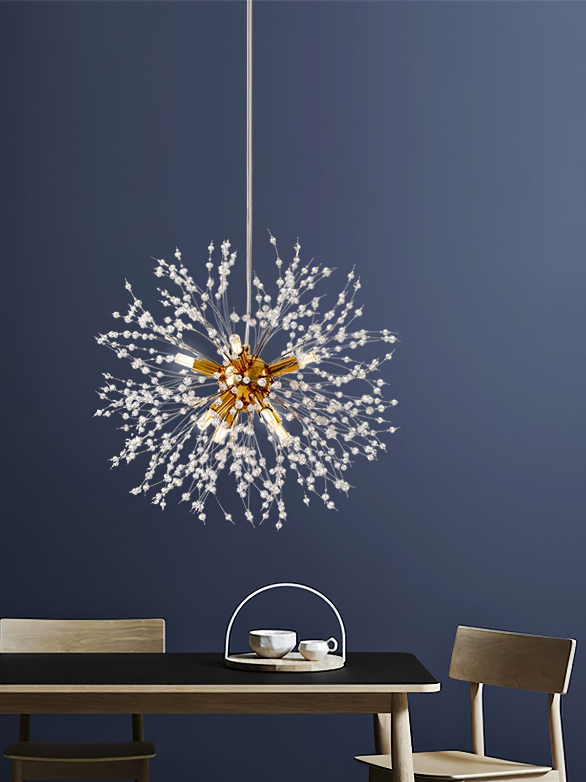 Haze Kroonluchter kristal Dandelion met Kristallen